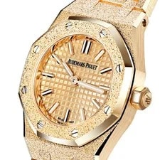 Audemars Piguet Royal Oak 23MM Gold Index Hour Markers Dial Yellow Gold 3