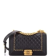 Chanel — Chanel Boy Flap Bag Quilted Small — Handbag — resale