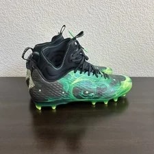Under Armour Spotlight Lux MC LE Slime Football Cleats 3025376 001 Sz 13 NEW 2