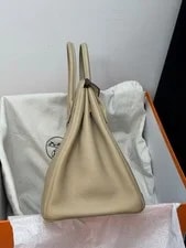 Auth Hermès Birkin 35 Trench Palladium 2