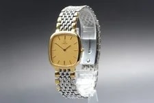 [Ex+5] 1989 Omega de Ville Cal.1378 30mm Gold Dial Vintege Quartz 3