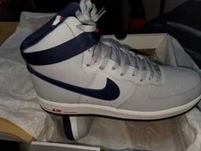 Wolf — Wmns AIR Force 1 HI QS/ -College / 14-Wmn 15.5/ / DZ7338-001 — Sneaker — resale