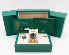 Rolex Datejust 126333 41mm Olive Green Roman Dial Fluted Oyster Bracelet Steel 2