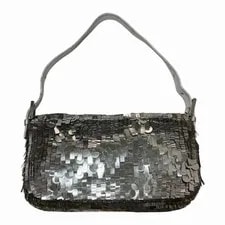 Fendi Metallic Sequin Baguette 2