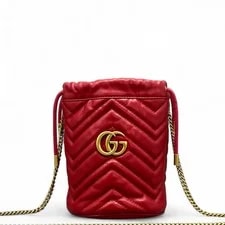 Gucci Chevron Mini GG Marmont Bucket (qy052726a2r) 2