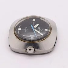 Dead Level Working Omega AT Automatic Tool 102 Geneva Black Dial Date Top Only L 2