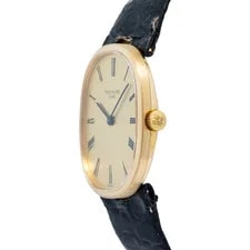 Patek Philippe Golden Ellipse 3548 Champagn Dial Yellow Gold Auto 27x32mm 3