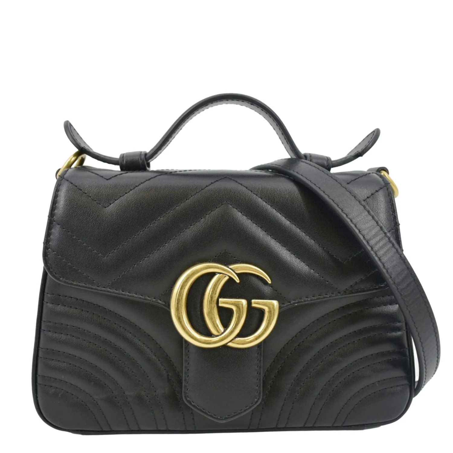 Gucci — Gucci GG Marmont Top Handle 547260 — Handbag — deal