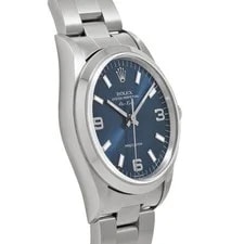 Rolex Air-King 14000 34mm Stainless Steel Blue #WW2197 3