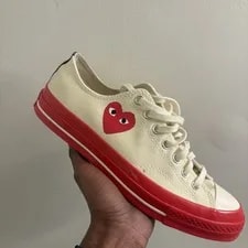 Converse Chuck Taylor All Star 70 Low Comme des Garcons Egret 3