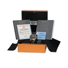 Panerai Stainless Steel 44mm Luminor 1950 Flyback PAM 361 Warranty Box Perfect 4