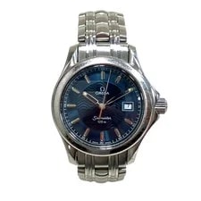 Omega — Omega Seamaster 2571.81 Stainless Steel 28mm Blue Dial Quartz #WPW089 — Watch — resale
