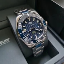 TAG Heuer — TAG Heuer Aquaracer Calibre 5 Blue 43mm Automatic WAY201B.BA0927 — Watch — resale