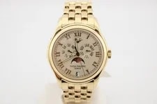 Patek Philippe Annual Calendar 18k Yellow Gold Ivory Dial 37mm 5036J 3