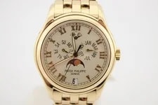Patek Philippe Annual Calendar 18k Yellow Gold Ivory Dial 37mm 5036J 4