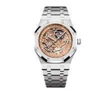 Audemars Piguet Royal Oak 41MM Double Balance Wheel Openworked Steel 15407ST