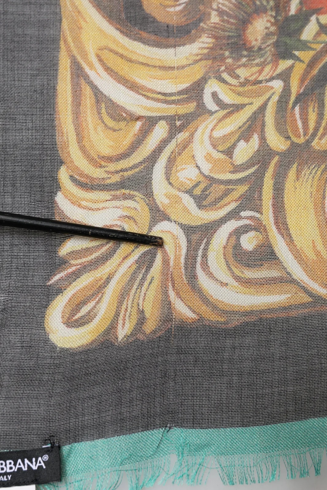 Dolce & Gabbana Floral Square Stole Scarf 4