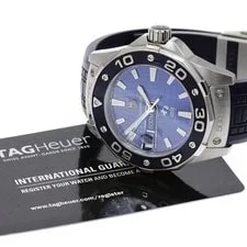TAG Heuer WAJ2116 Aquaracer DiCaprio Limited To 1600 Pieces Automatic S With 2