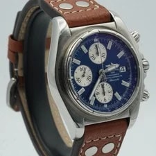 Breitling Chronomat Evolution A13356 Black Bezel Top Condition Diamonds 2