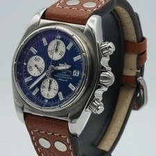 Breitling Chronomat Evolution A13356 Black Bezel Top Condition Diamonds 4