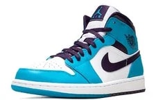 Jordan 1 Mid Hornets 554724-415 2