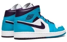 Jordan 1 Mid Hornets 554724-415 4