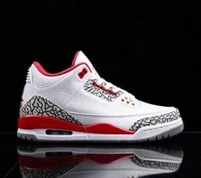 Jordan 3 Retro "Cardinal " Basketball Shoes 2