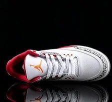 Jordan 3 Retro "Cardinal " Basketball Shoes 4
