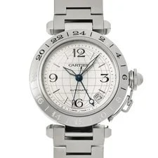 Cartier — Cartier Pasha W31078M7 ( 2377) 35mm Stainless Steel Silver #WW7229 — Watch — resale