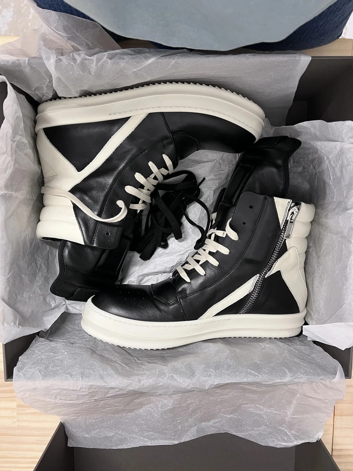 Rick Owens Geobasket Milk New 2