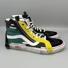 Vans Sk8 Hi Reissue Cntage Style, Eco Friendly, Cotton, Twill, Drawst 10 3