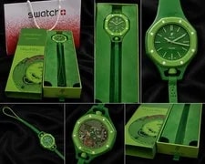 Audemars Piguet X Swatch Royal Pop Green Eight SSX03G100N Bioceramic 2026 Box 4