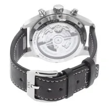IWC Schaffhausen Pilot's IW388103 41mm SS Green Dial Chronograph #C090 3