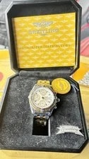 Breitling Chronomat Chronometer Date SS Gold Box Papers 3