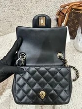 Chanel Square Classic Flap HW Chain Strap [] 3