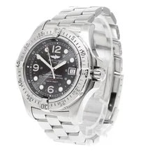 Breitling Super Ocean Steelfish A17390 44mm SS Black Dial Automatic Date #C360 2