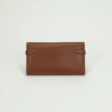 Hermes Kelly Wallet Long Wallet Sil 2