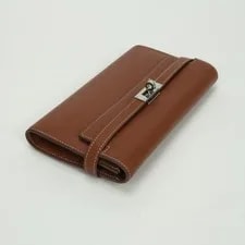 Hermes Kelly Wallet Long Wallet Sil 3