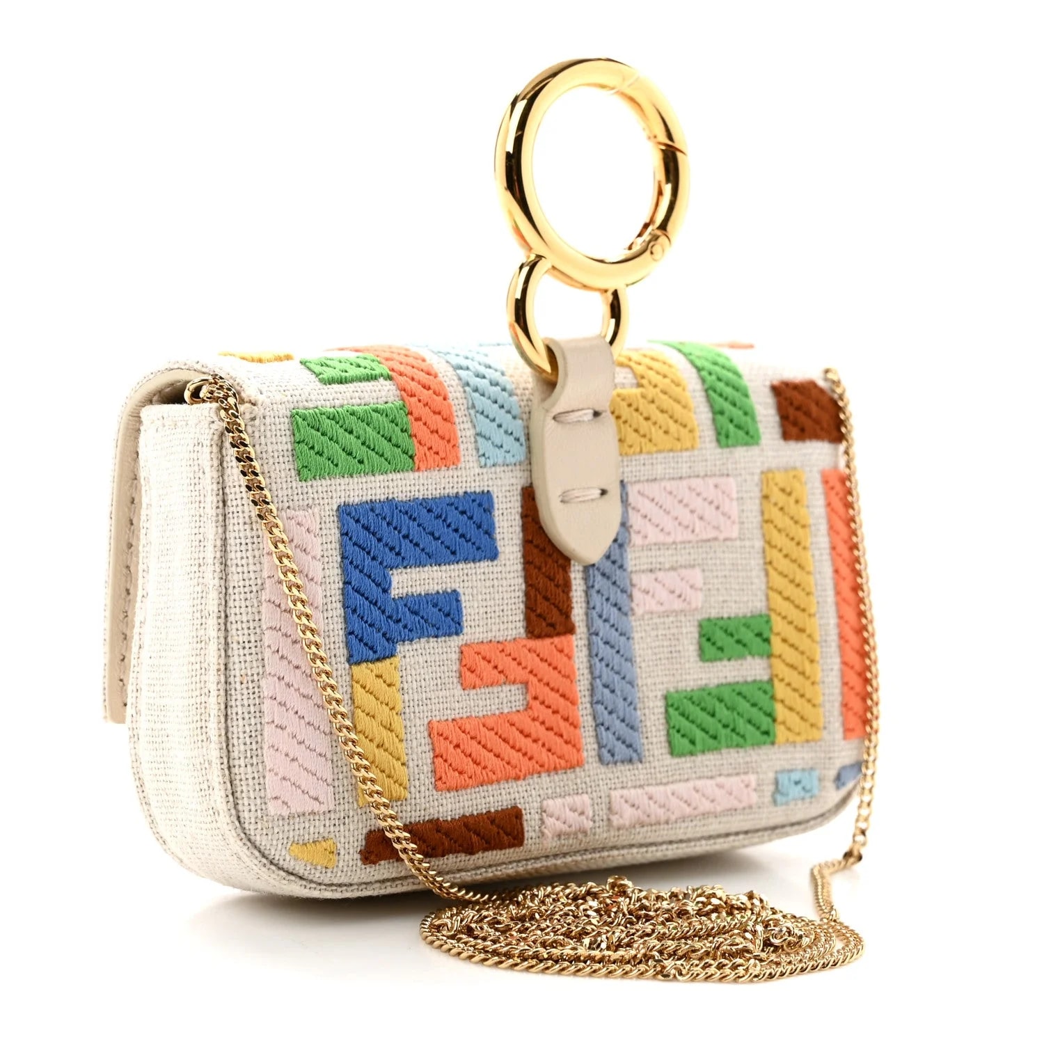 Kuban Embroidered Nano Baguette Charm Grezzo 3