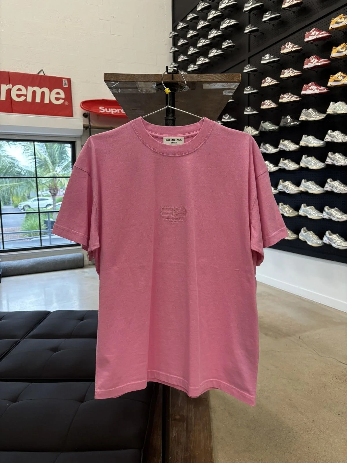 Balenciaga — Balenciaga BB Paris Embroidered Tee in — streetwear — resale