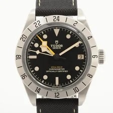 Tudor — Tudor Black Bay Pros 79470 SS & Rubber AT Black Dial — Watch — resale