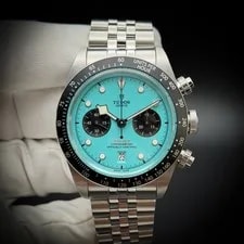 2025 Tudor Black Bay Chrono 41mm M79360N-0024 Miami Flamingo Blue Dial Box Paper 2