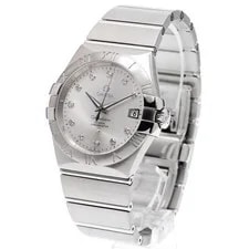 Omega Constellation 123.10.35.20.52.001 35mm SS Silver #C6384 2