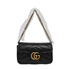 Gucci — Gucci GG Marmont Distressed Logo Chain - Very Good #1GNLQS7 — Handbag — resale