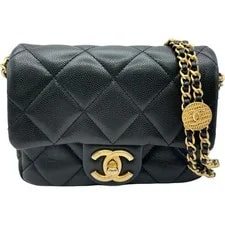 Chanel — Chanel Classic Flap Chain Caviarskin #OKB9094 — Handbag — resale