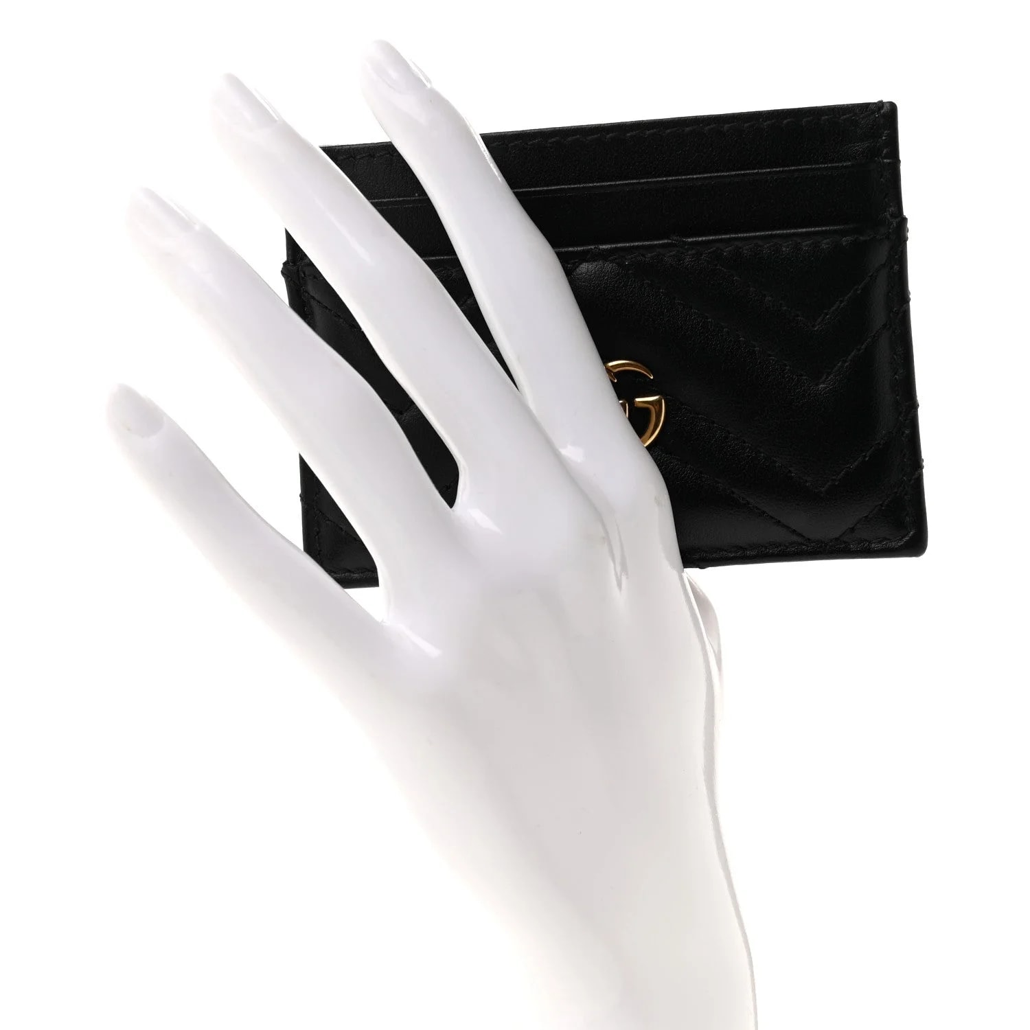 Matelasse GG Marmont Card Holder 2