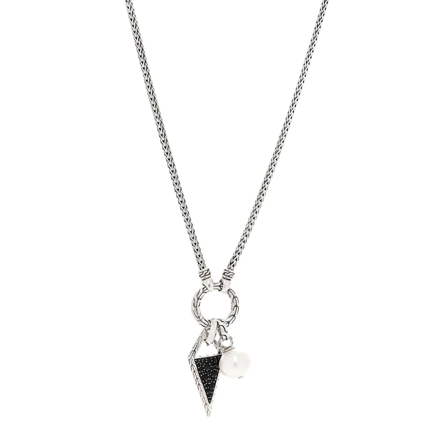John Hardy — Spinel Cultured Classic Chain Tiga Amulet Keyring — Jewelry — resale