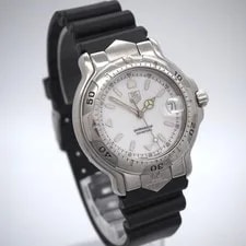 TAG Heuer Professional 6000 WH1111-K1 Silver Date New Aftermarket Band 2