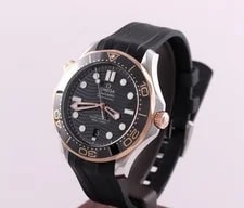 Omega Seamaster 300M Black Sedna Gold/Steel Box/Cards 42mm 210.22.42.20.01.002 4