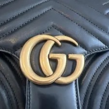 Gucci Marmont Quilted Chevron Chain Strap Hardware 2
